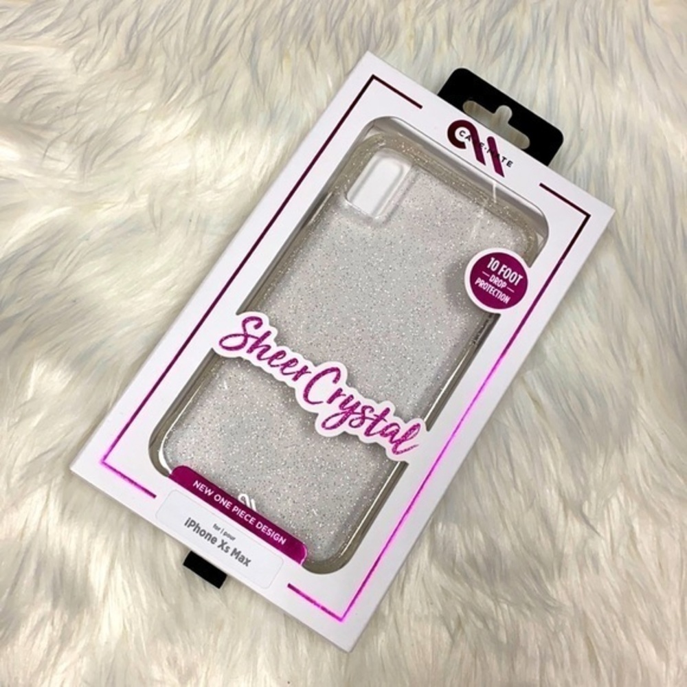 Brand New CaseMate Crystal Hard Impact XS Max Case
